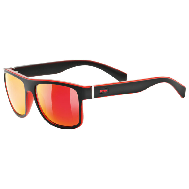 uvex lgl 21 black-red/mirror red